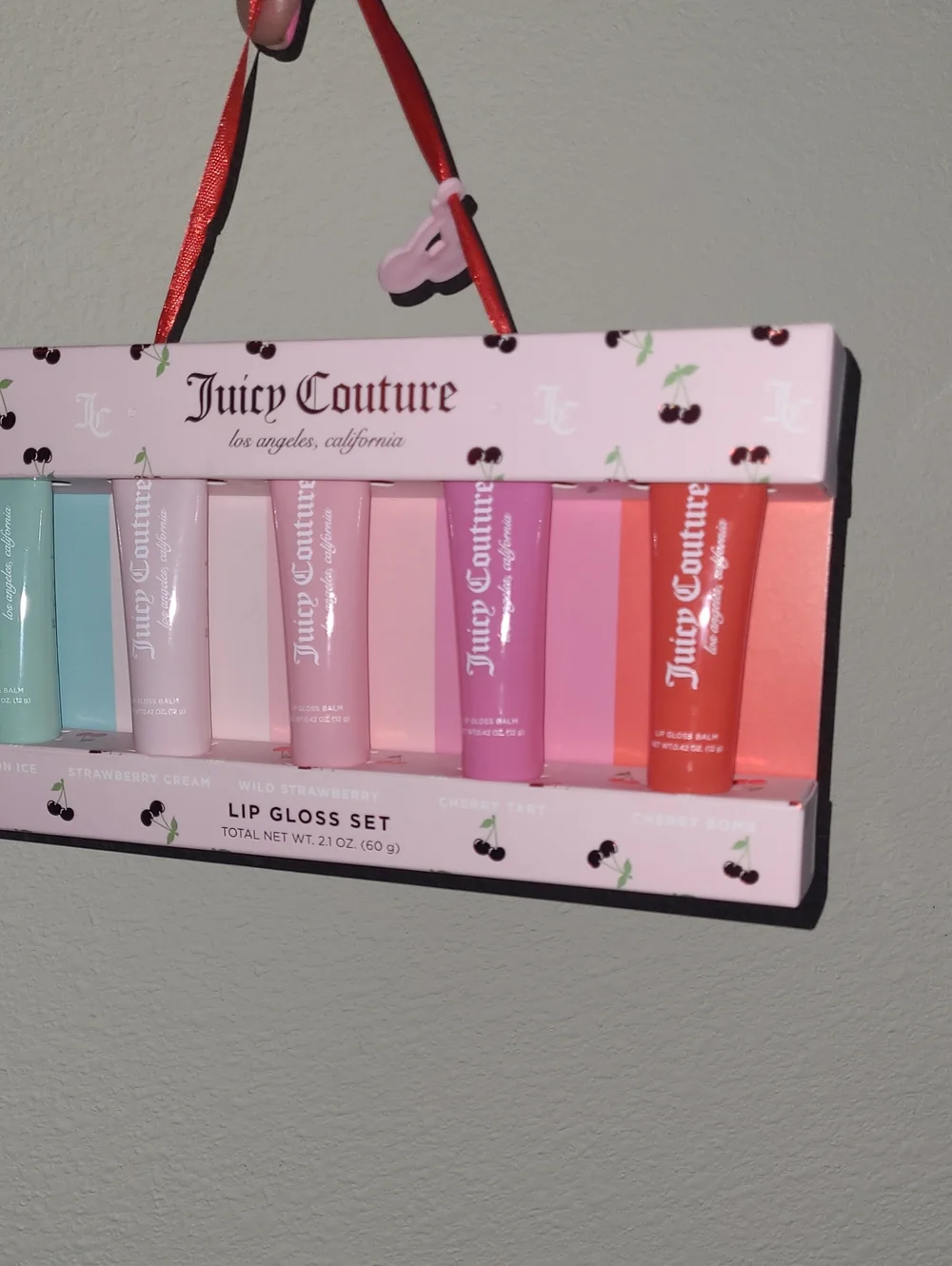 Juicy Couture Assorted Pastel & Coral Lip Gloss Set